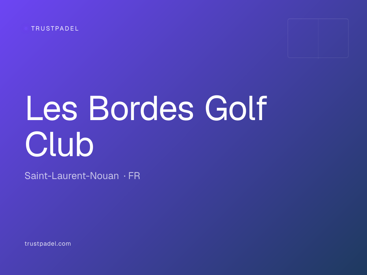 Les Bordes Golf Club padel club