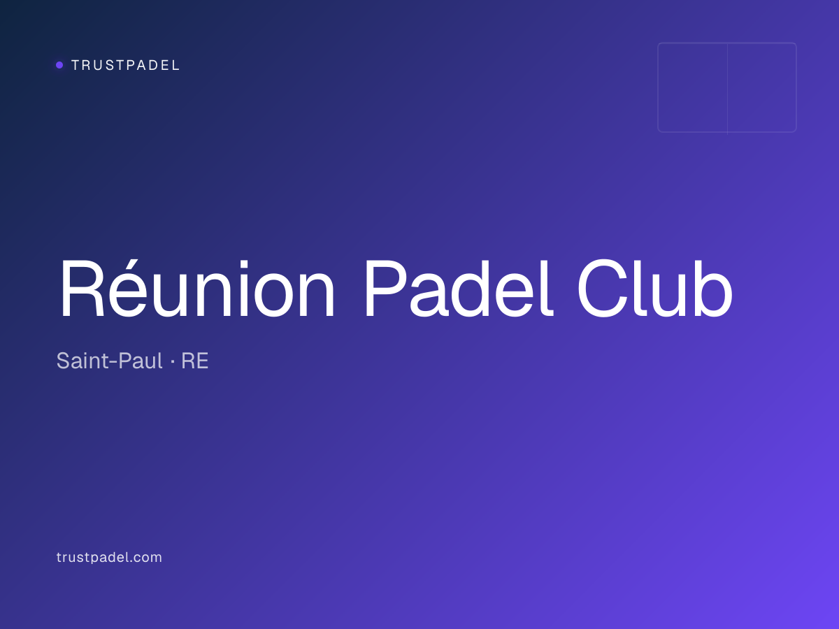 Réunion Padel Club padel club