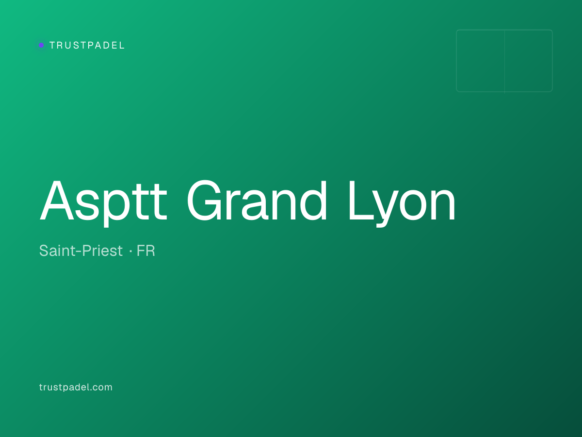 Asptt Grand Lyon padel club