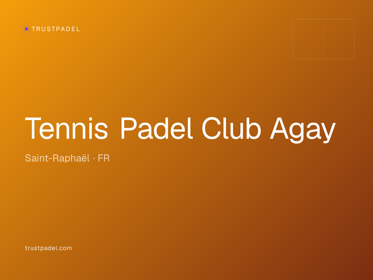 Tennis Padel Club Agay padel club