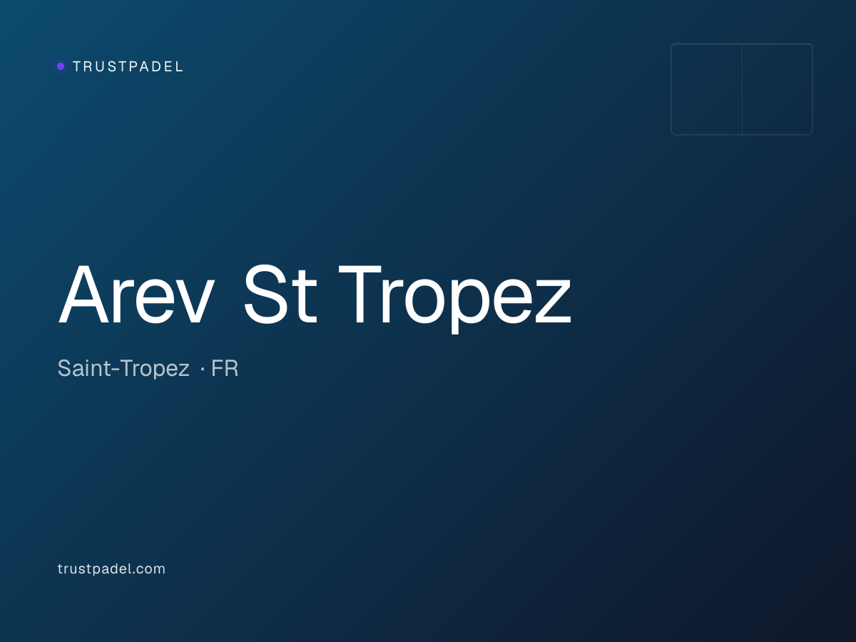 Arev St Tropez padel club
