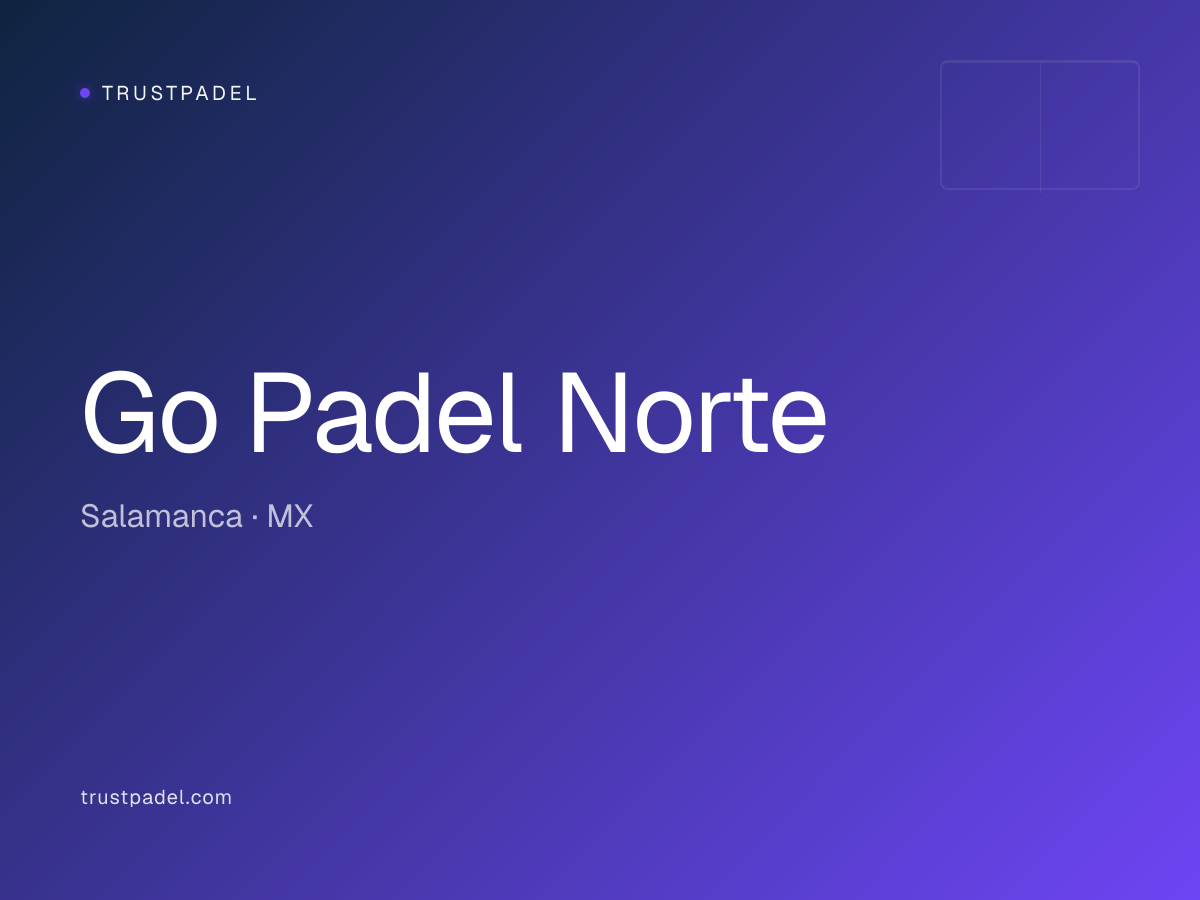 Go Padel Norte padel club