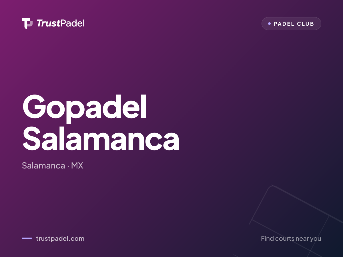 Gopadel Salamanca padel club