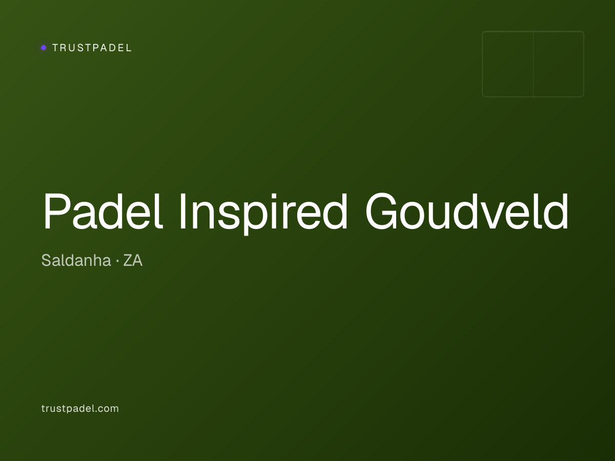 Padel Inspired Goudveld padel club