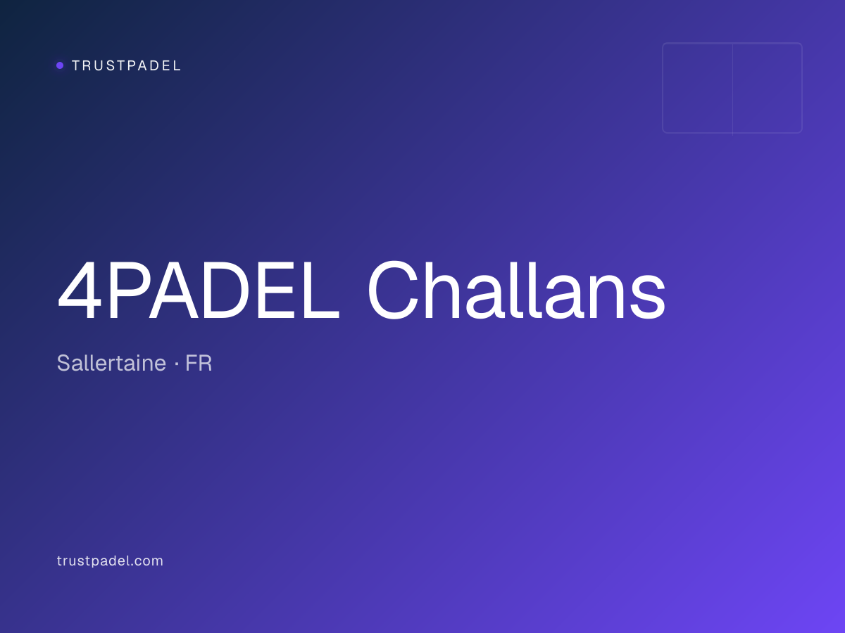 4PADEL Challans padel club