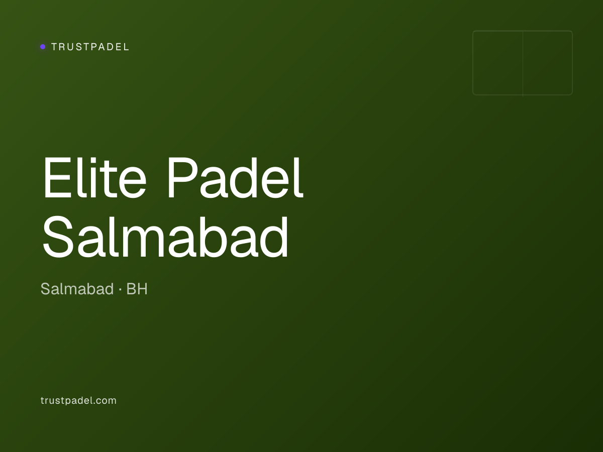 Elite Padel Salmabad padel club