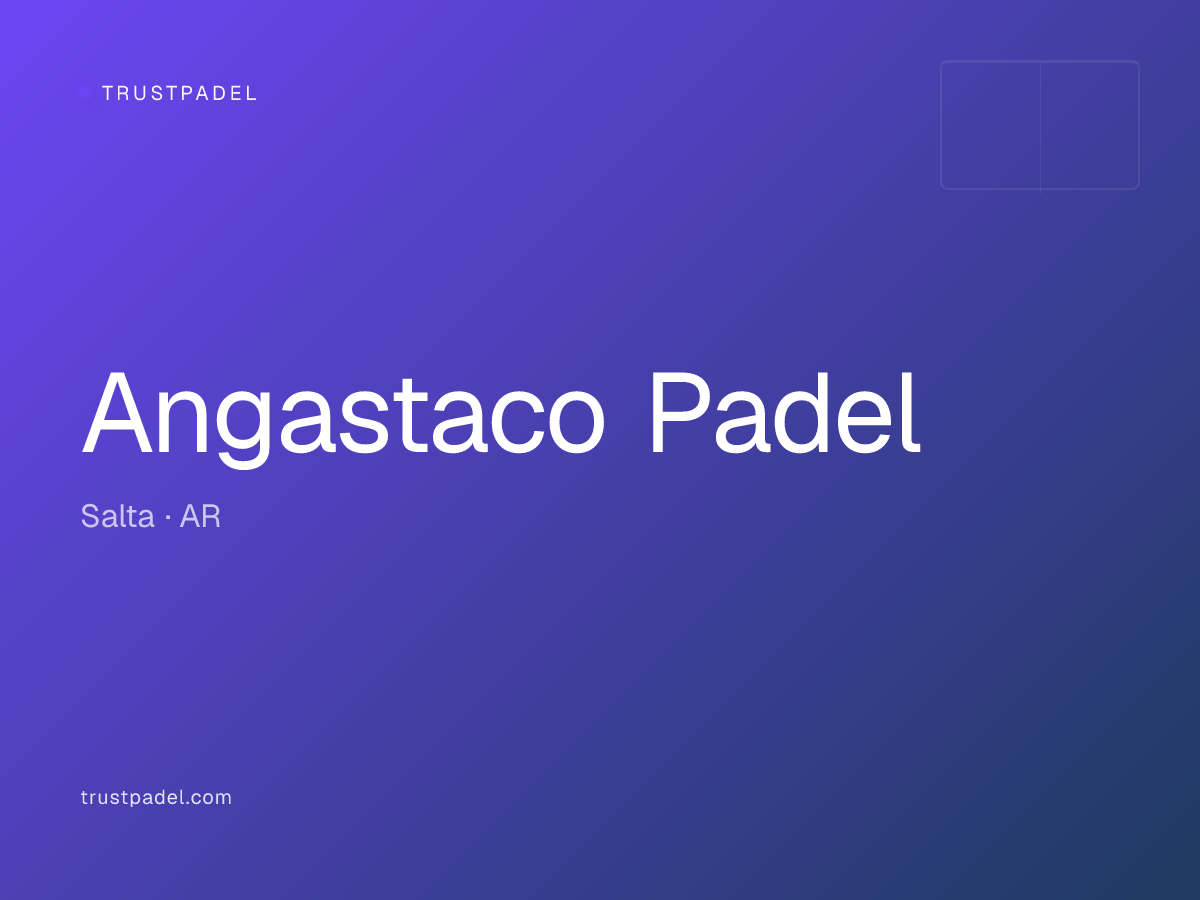 Angastaco Padel padel club