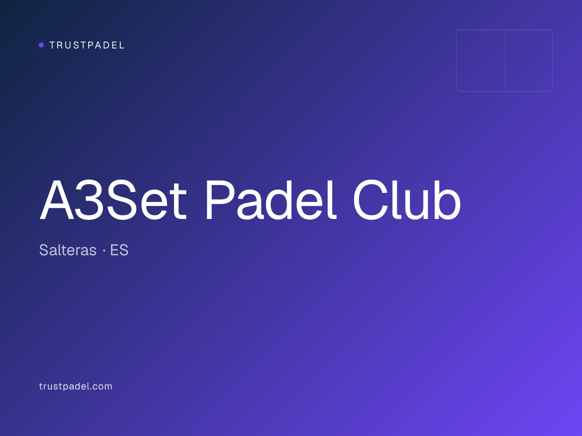 A3Set Padel Club padel club