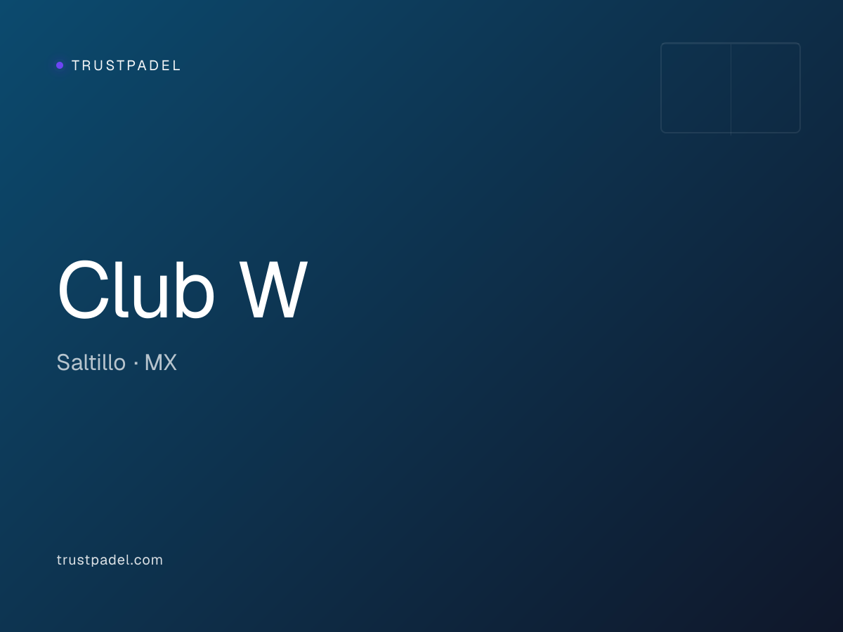 Club W padel club