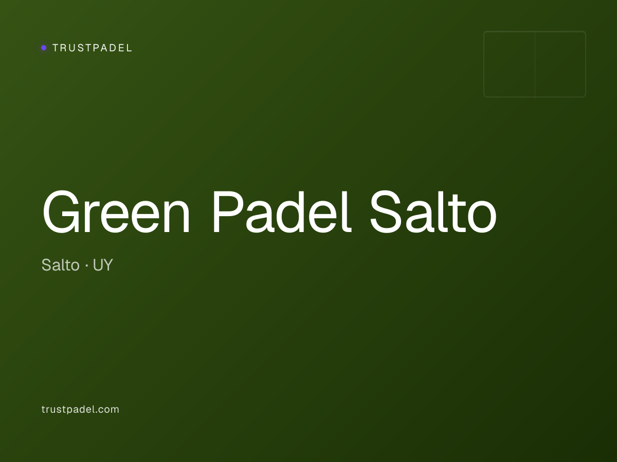 Green Padel Salto padel club