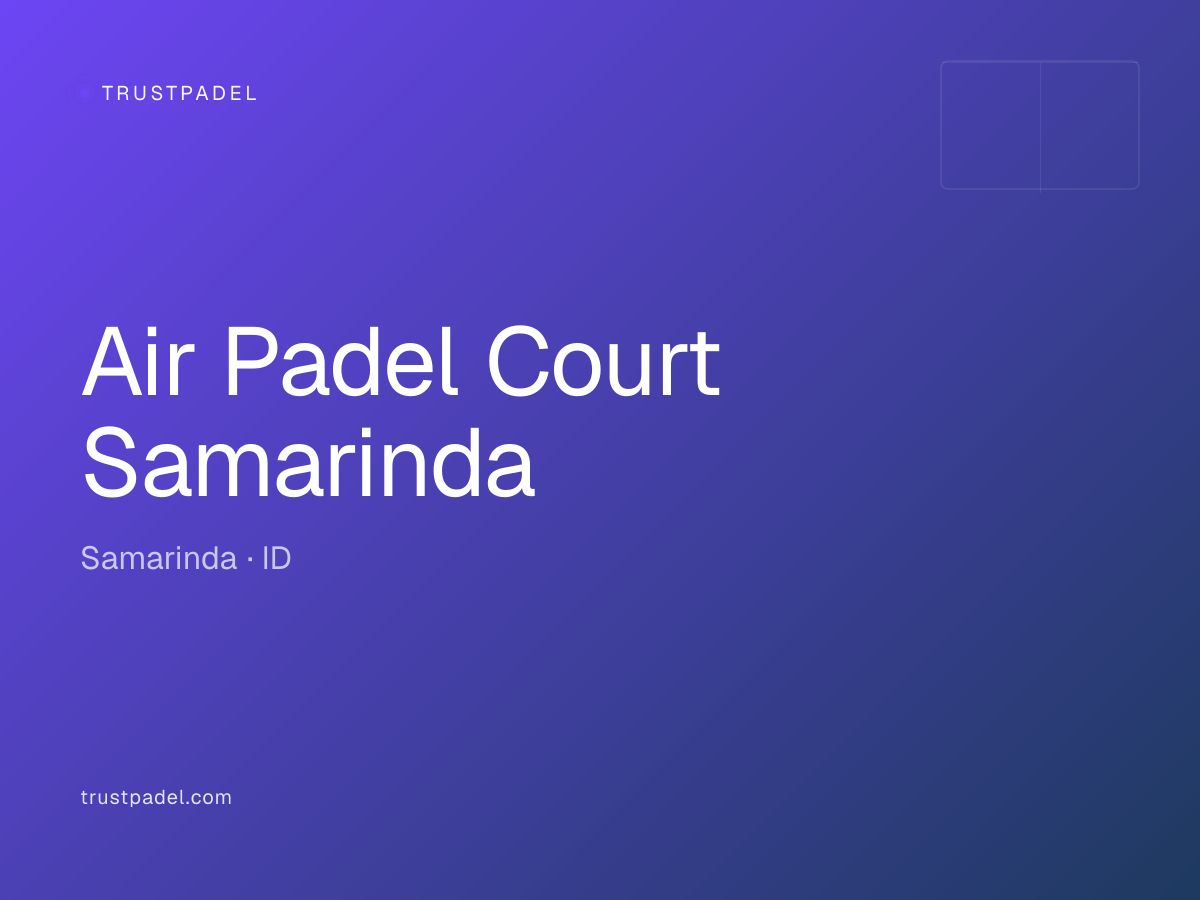 Air Padel Court Samarinda padel club