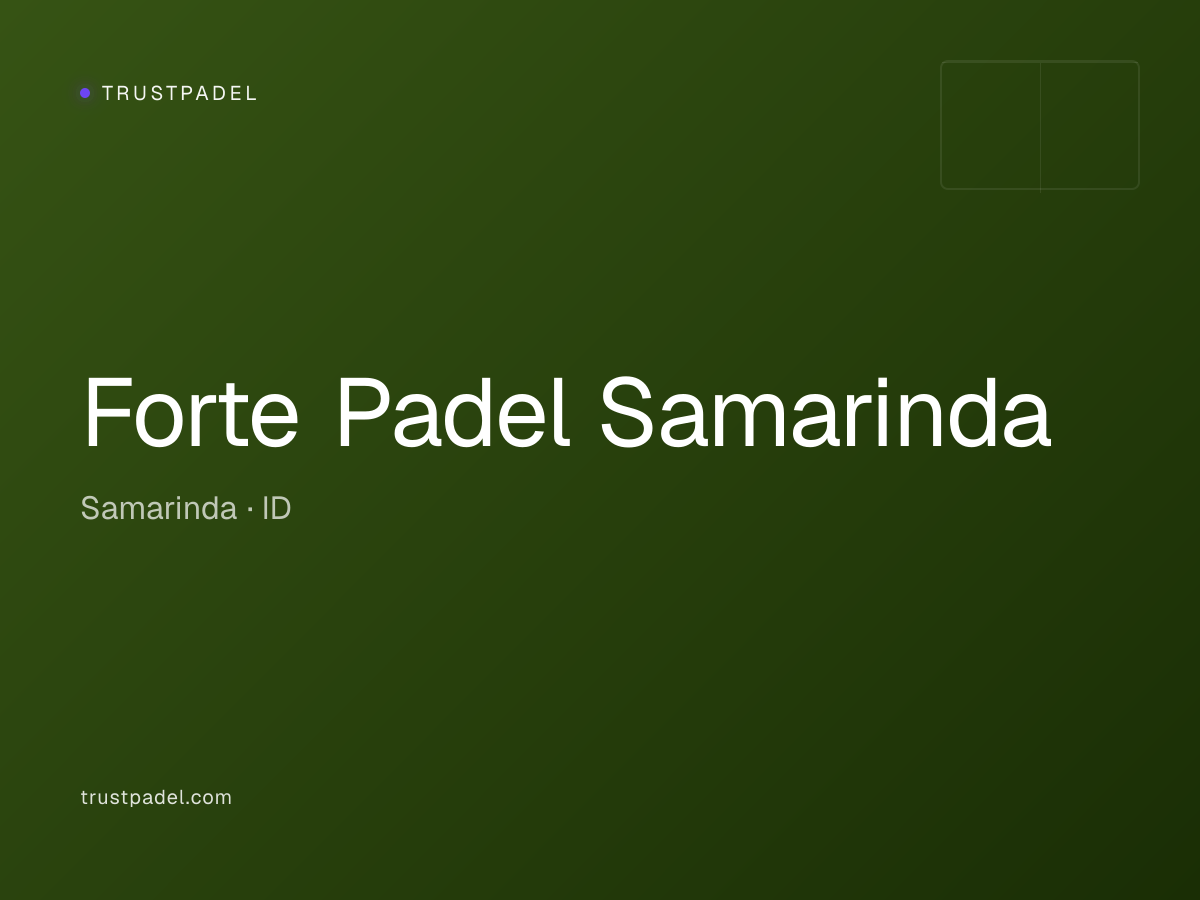 Forte Padel Samarinda padel club