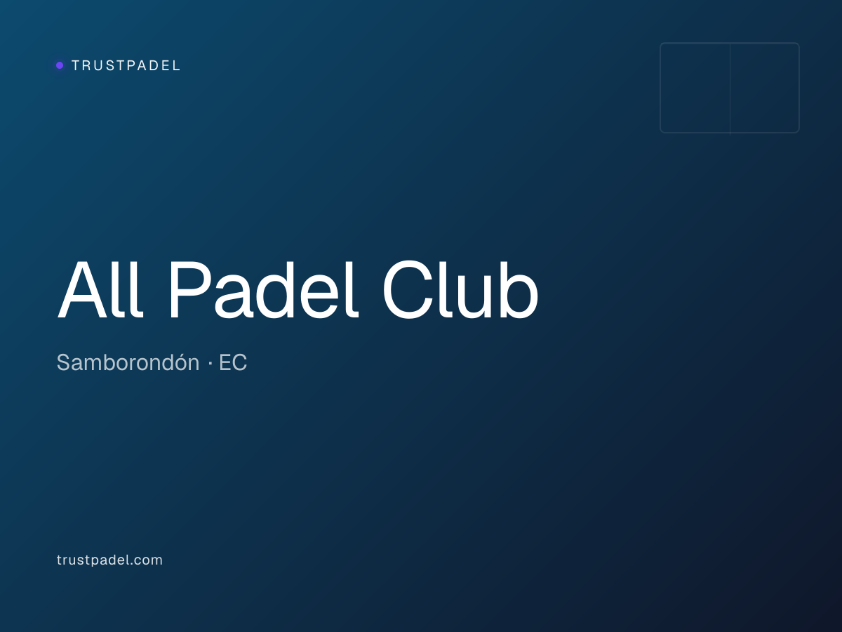 All Padel Club padel club