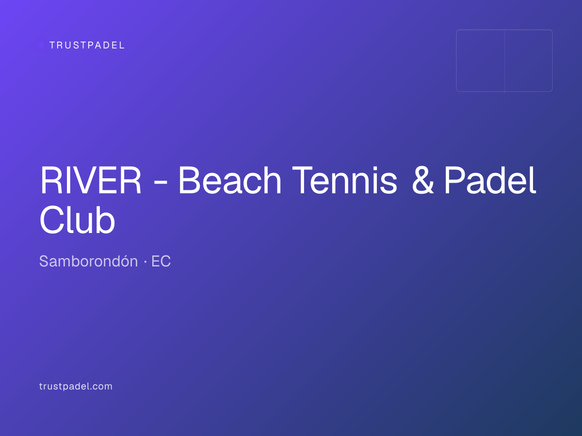 RIVER - Beach Tennis & Padel Club padel club