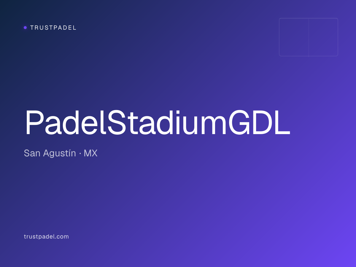 PadelStadiumGDL padel club