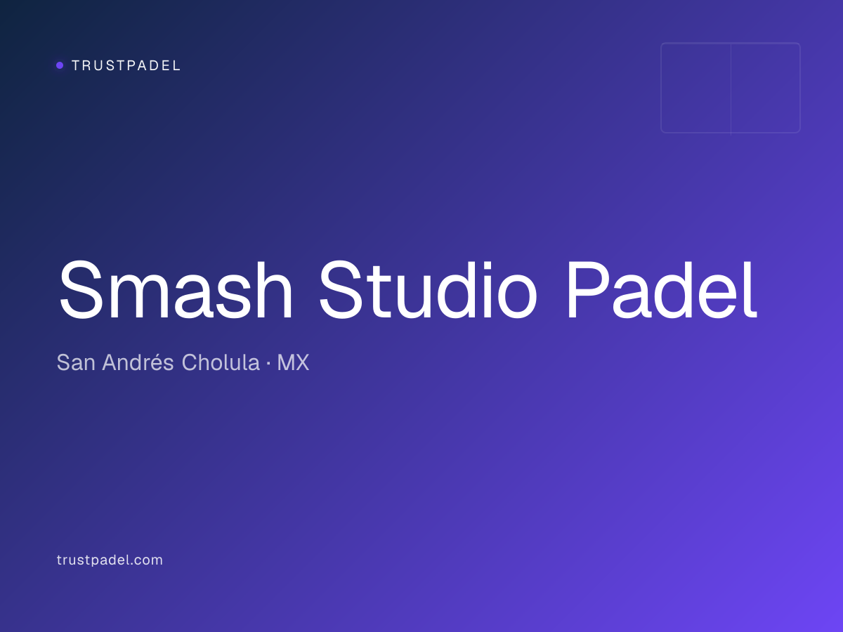 Smash Studio Padel padel club