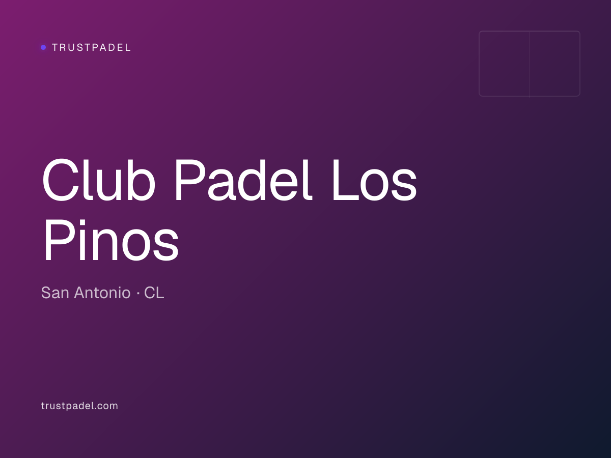 Club Padel Los Pinos padel club