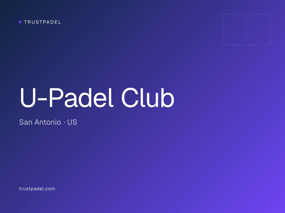 U-Padel Club padel club