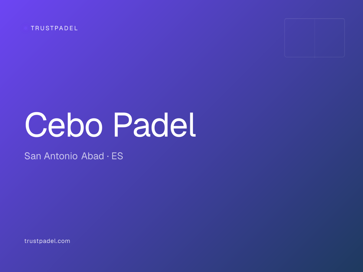 Cebo Padel padel club