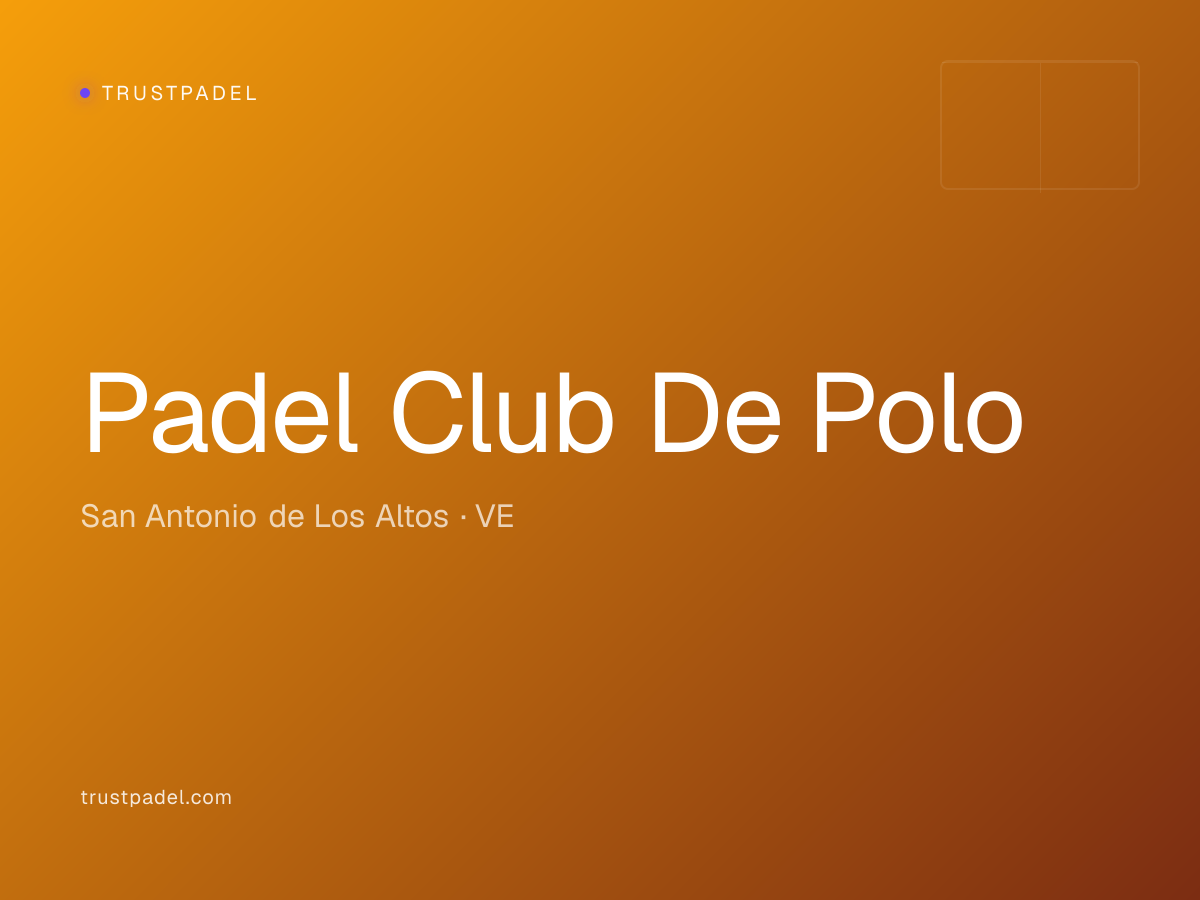 Padel Club De Polo padel club