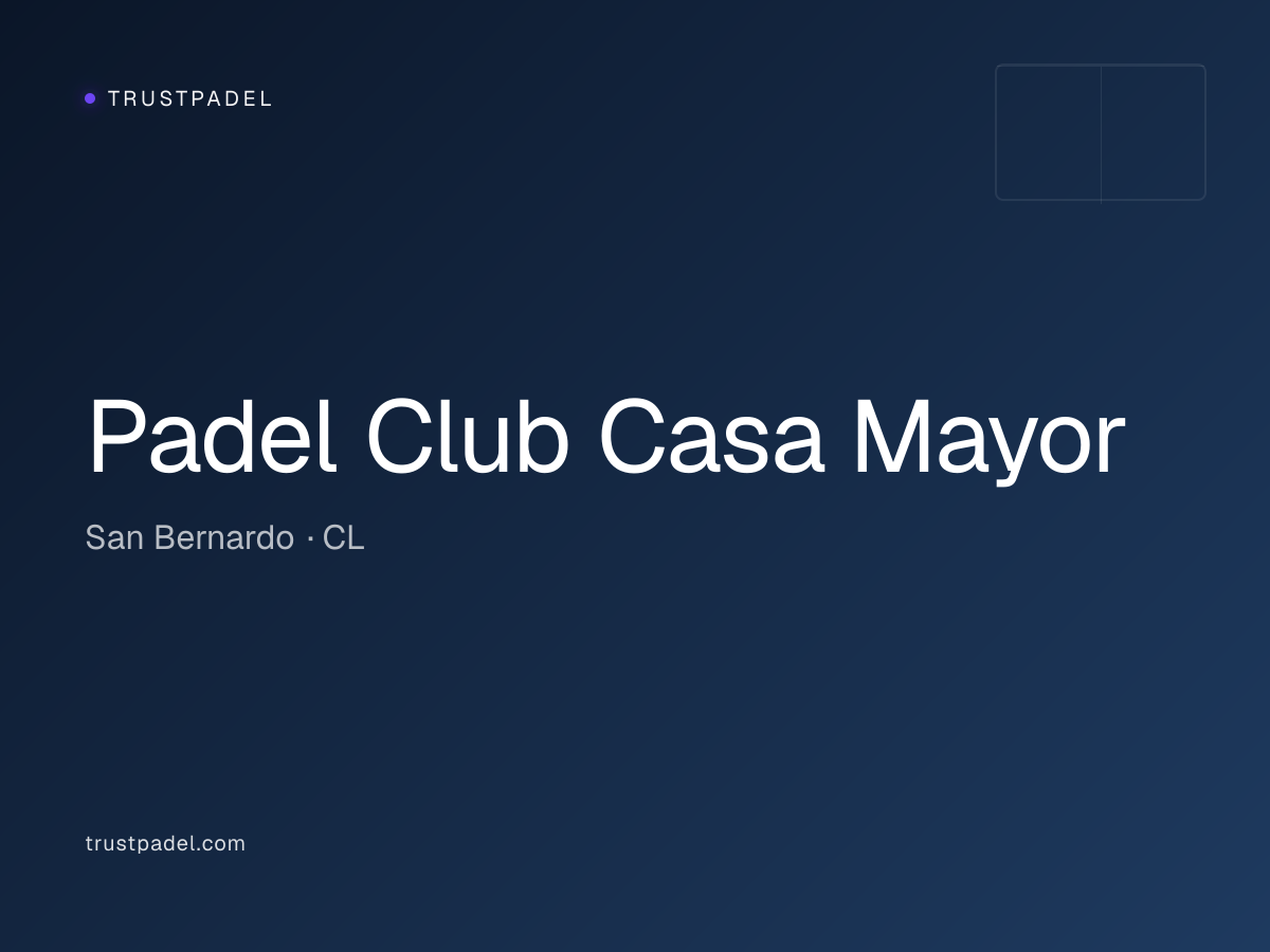 Padel Club Casa Mayor padel club