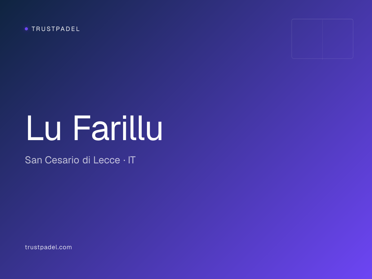 Lu Farillu padel club