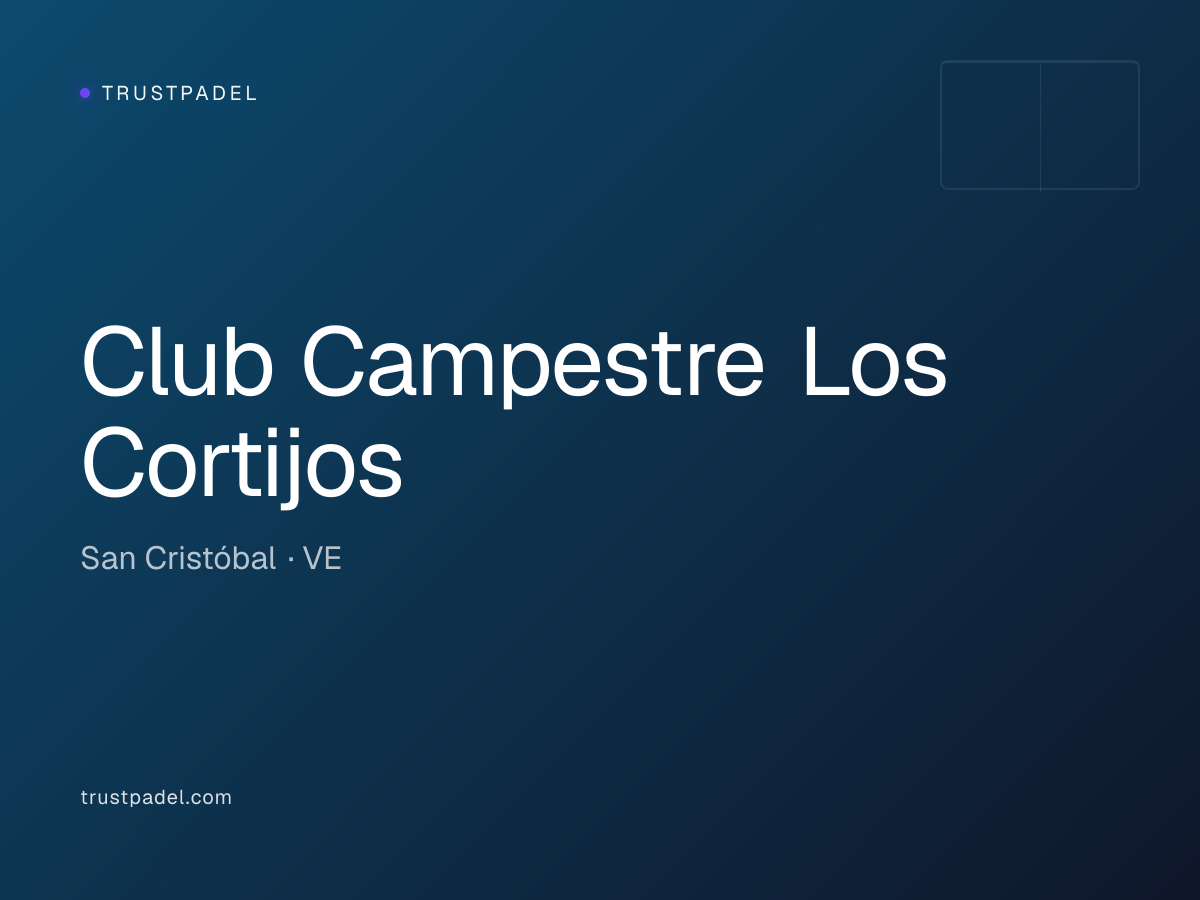 Club Campestre Los Cortijos padel club