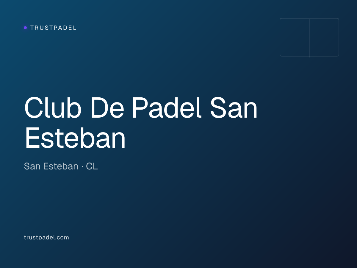 Club De Padel San Esteban padel club