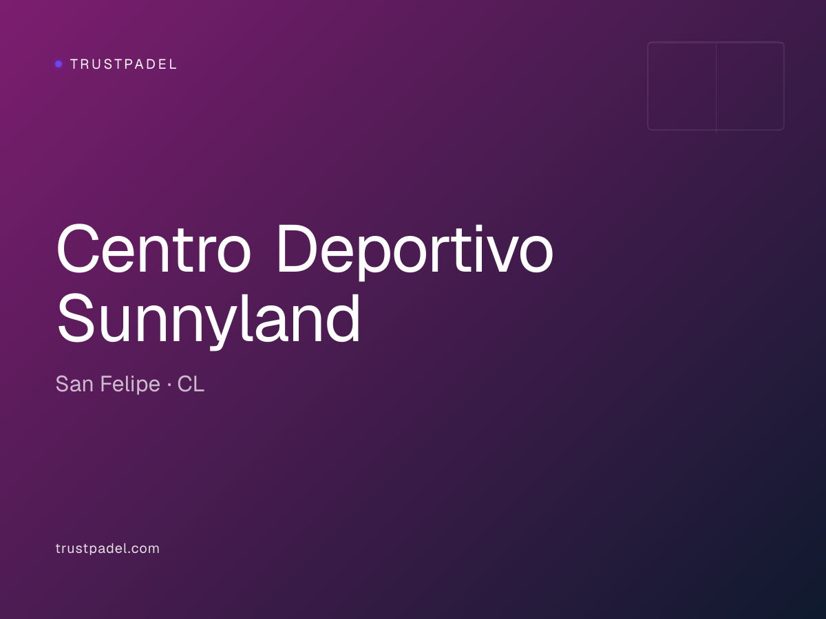 Centro Deportivo Sunnyland padel club