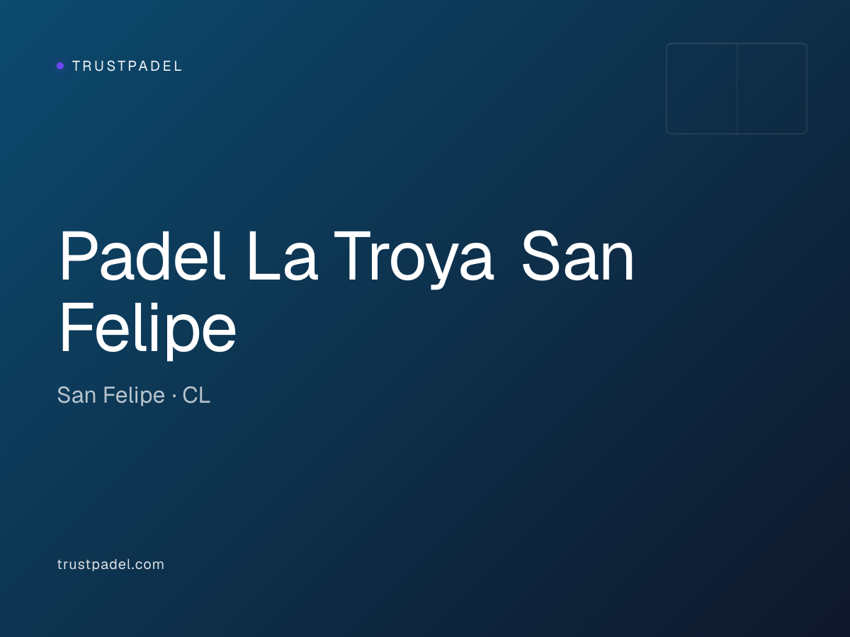 Padel La Troya San Felipe padel club