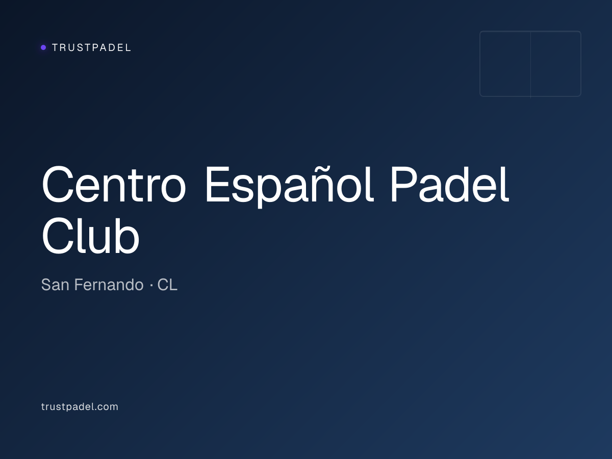 Centro Español Padel Club padel club