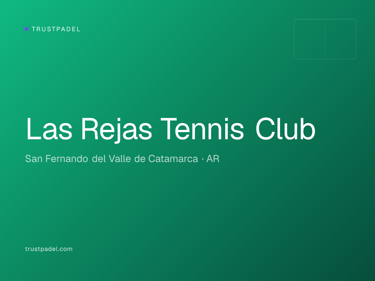 Las Rejas Tennis Club padel club