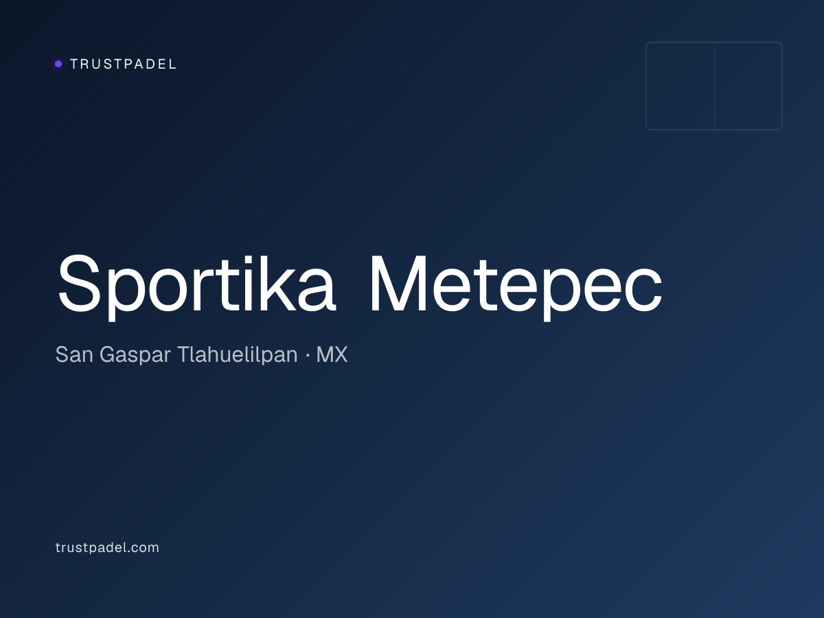 Sportika Metepec padel club