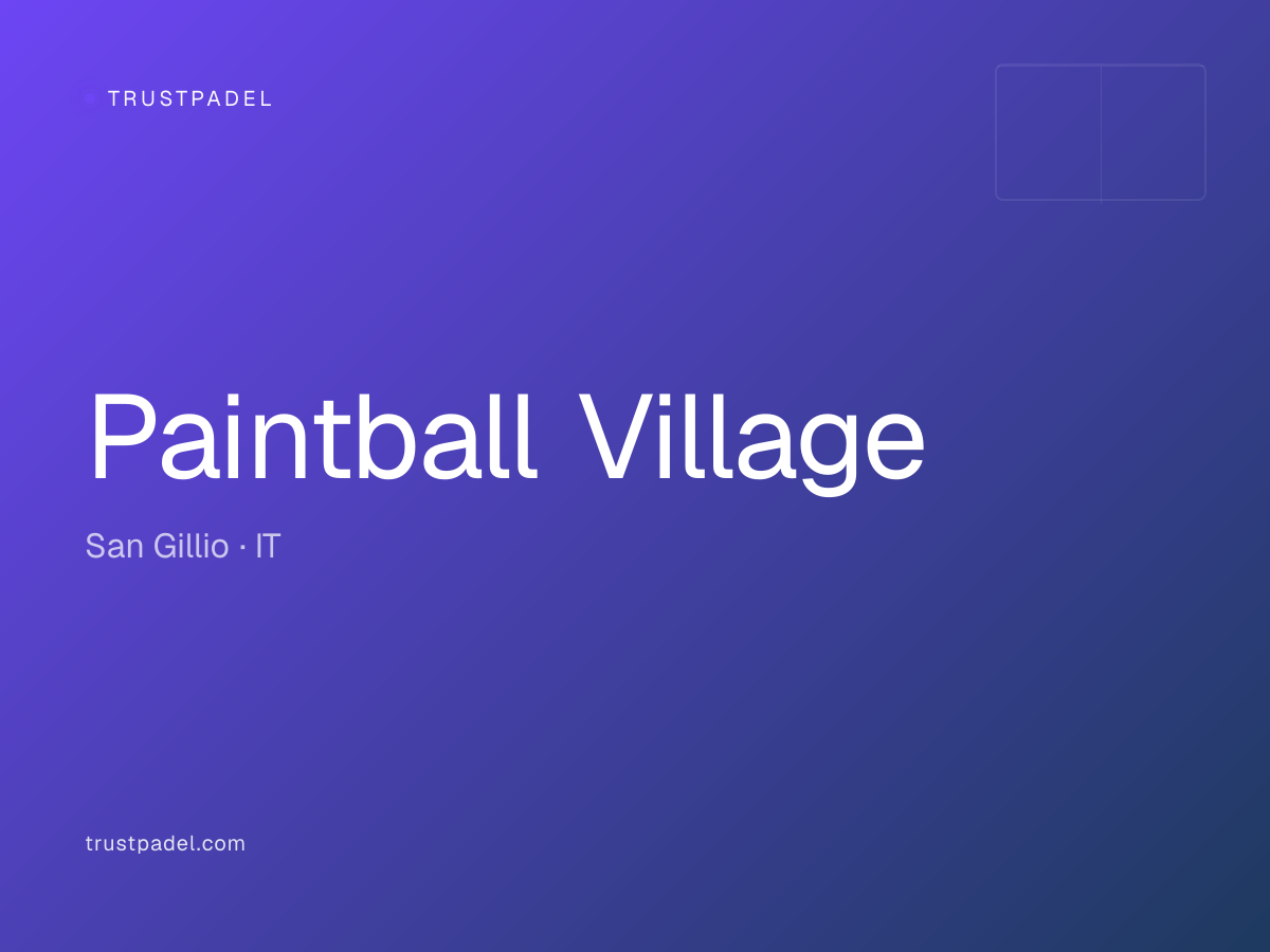 Paintball Village padel club