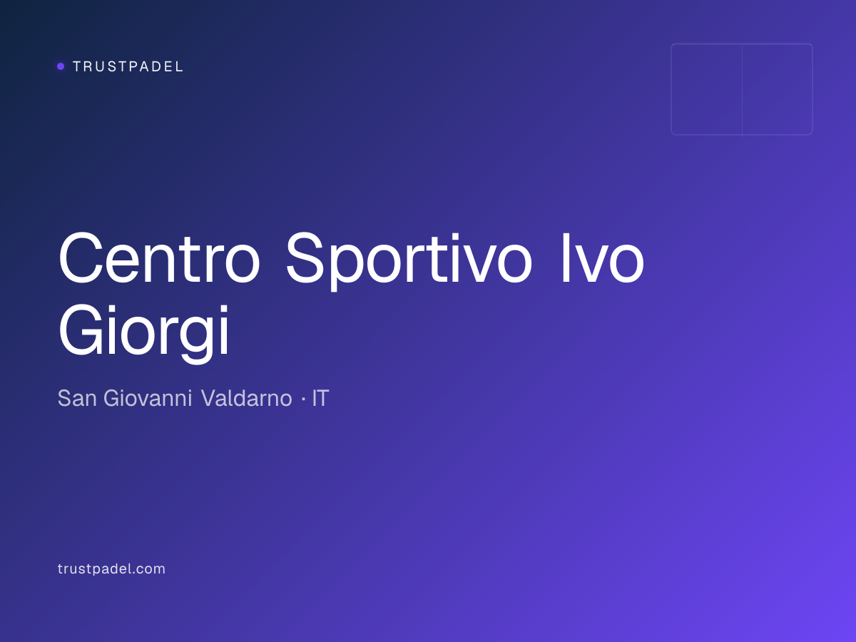 Centro Sportivo Ivo Giorgi padel club