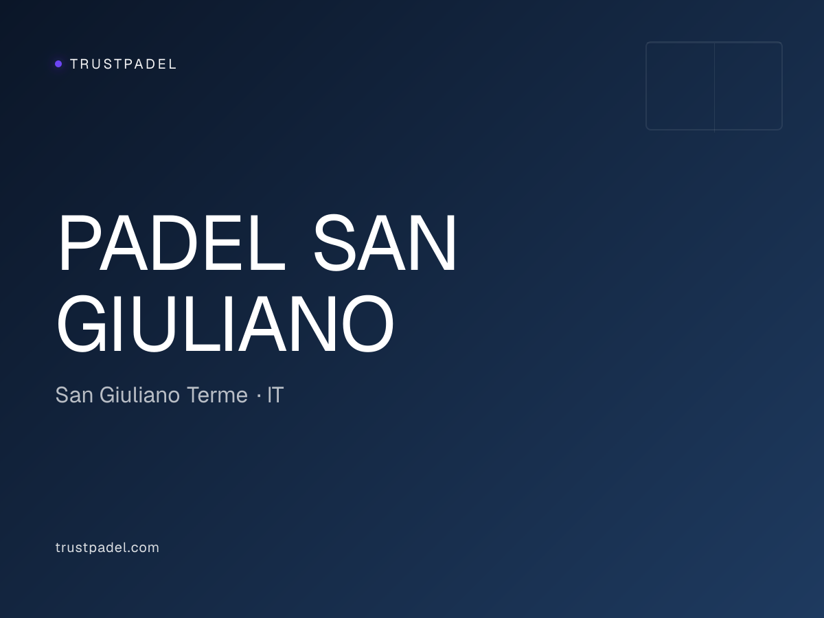 PADEL SAN GIULIANO padel club