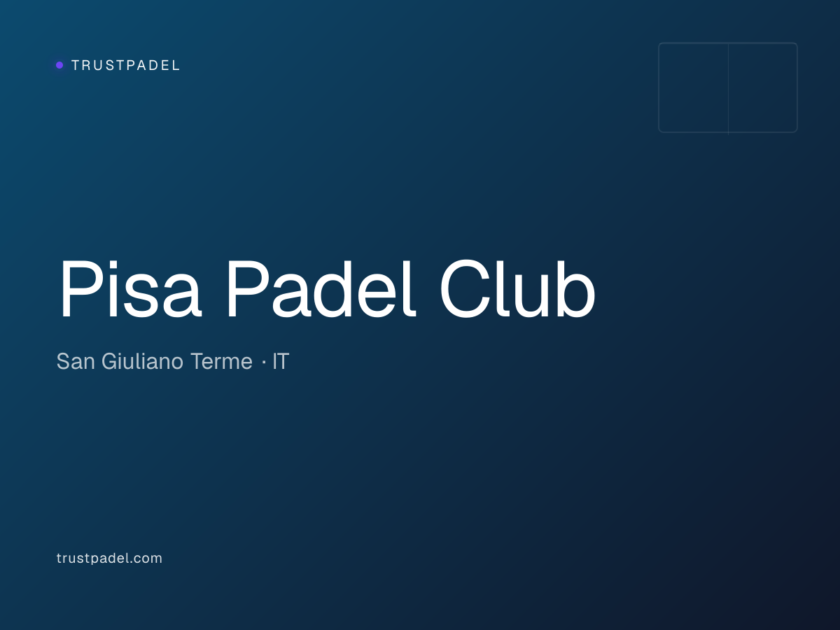 Pisa Padel Club padel club