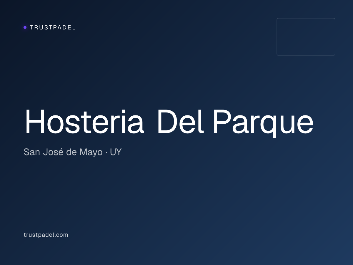 Hosteria Del Parque padel club