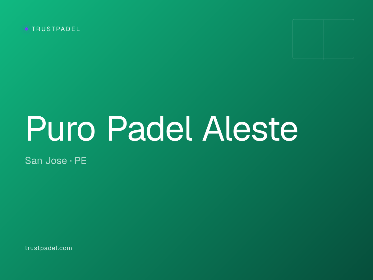 Puro Padel Aleste padel club