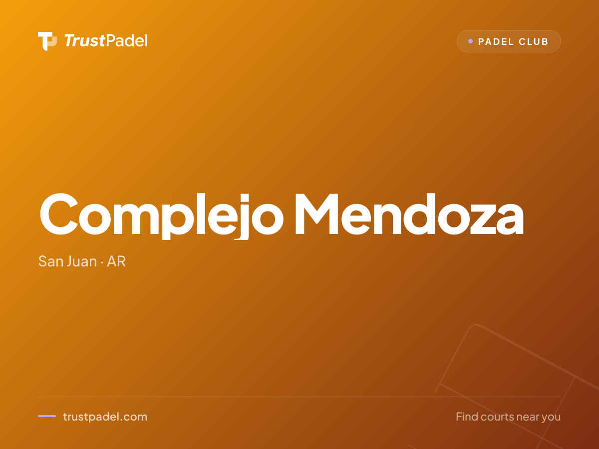 Complejo Mendoza padel club