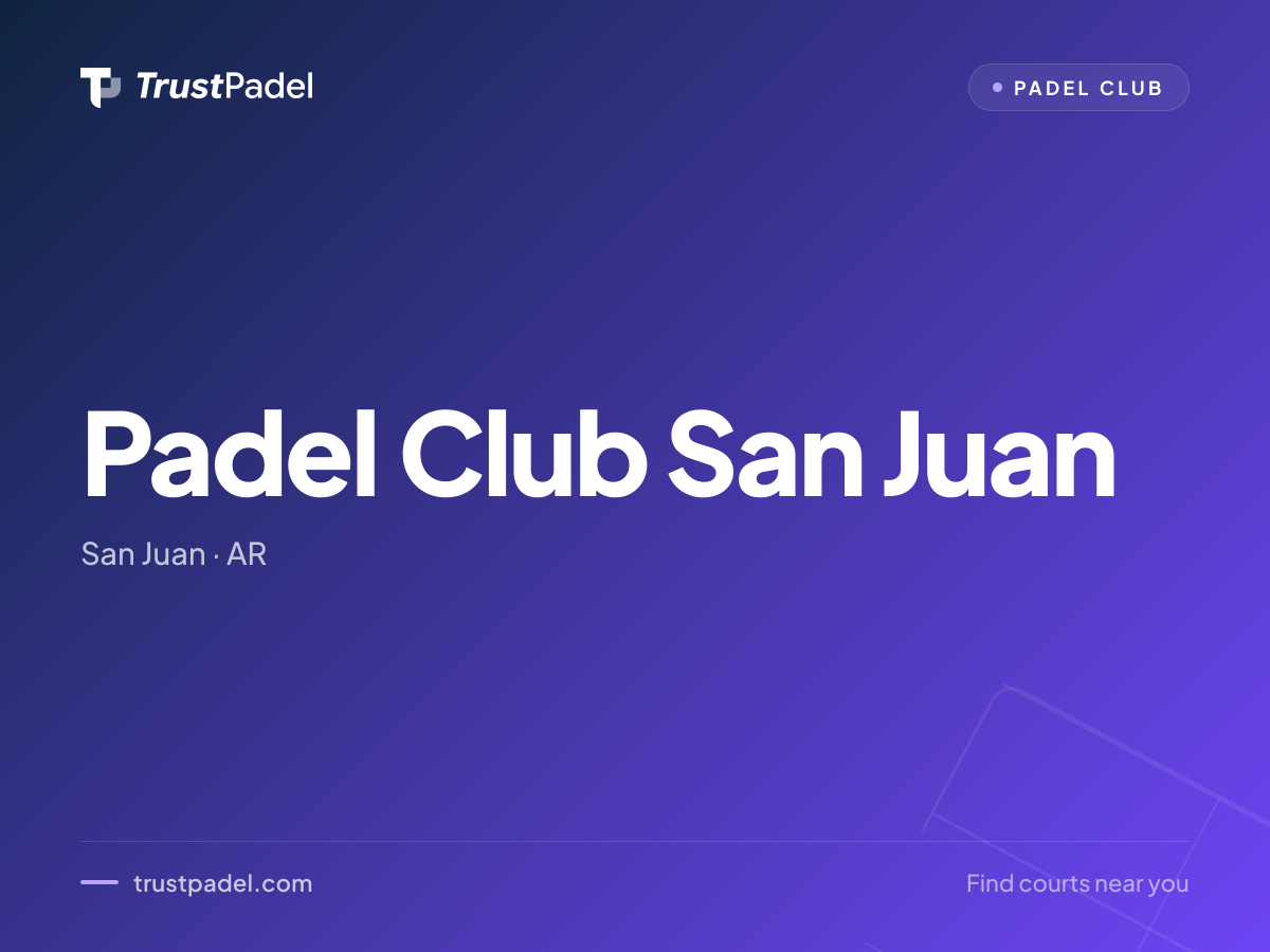 Padel Club San Juan padel club