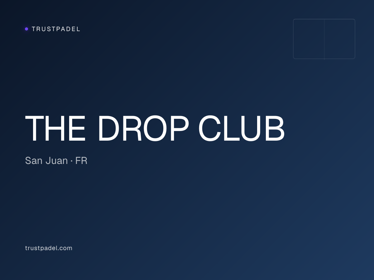 THE DROP CLUB padel club