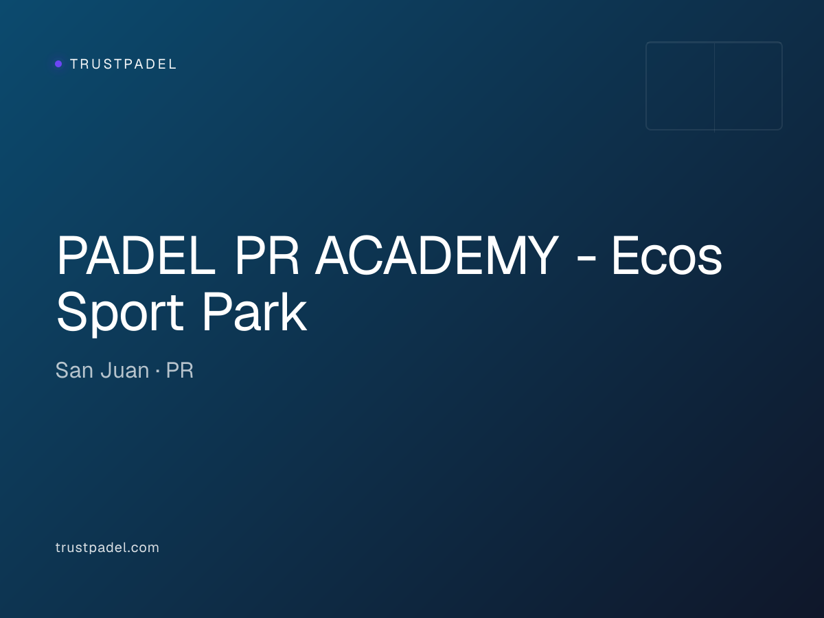 PADEL PR ACADEMY - Ecos Sport Park padel club