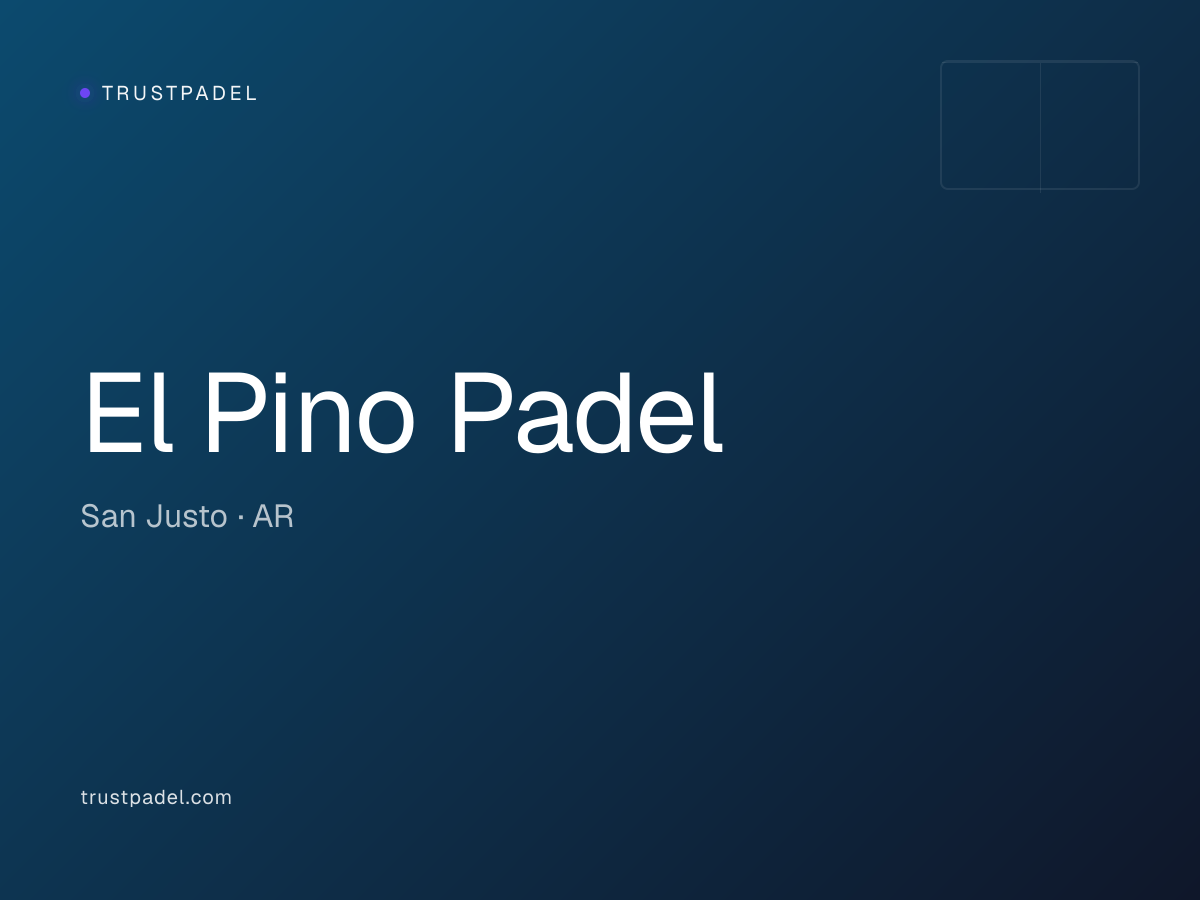 El Pino Padel padel club