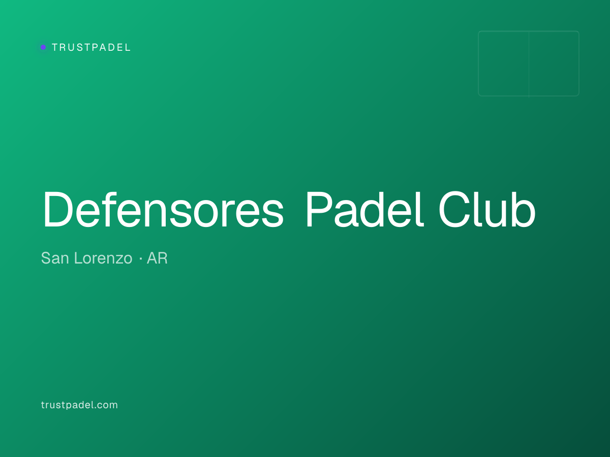 Defensores Padel Club padel club