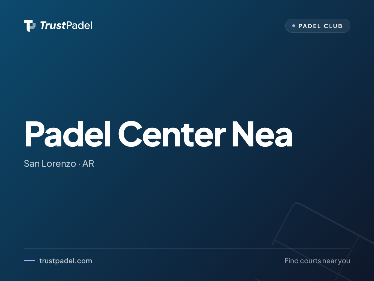 Padel Center Nea padel club
