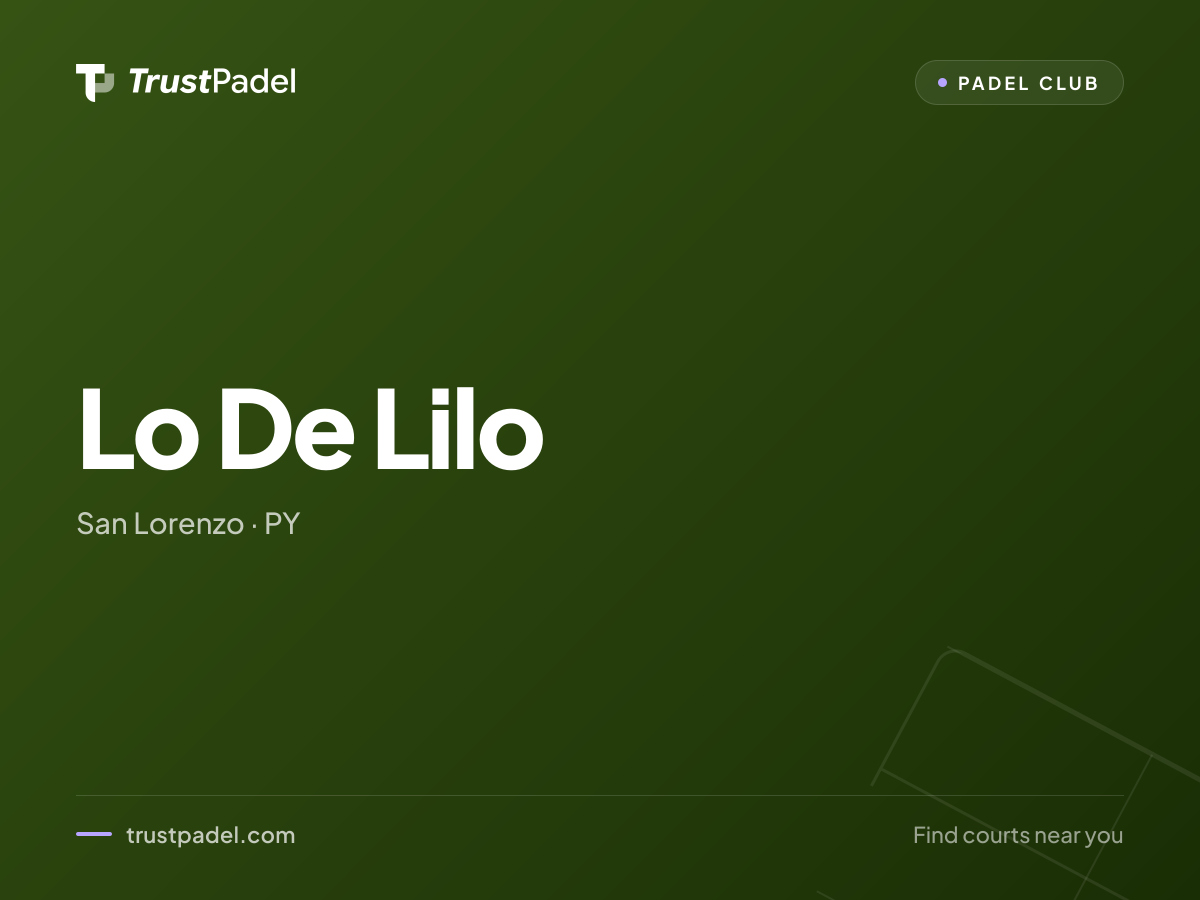 Lo De Lilo padel club