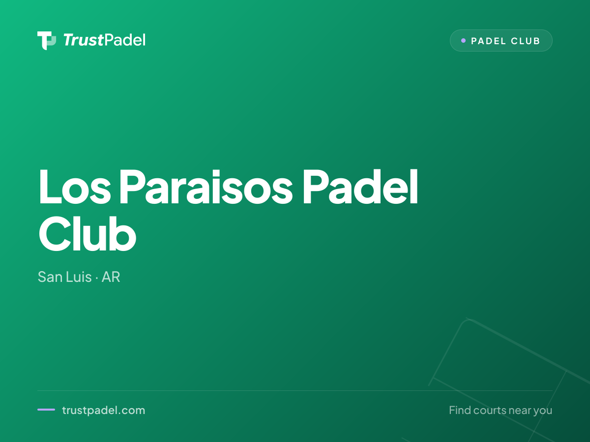 Los Paraisos Padel Club padel club