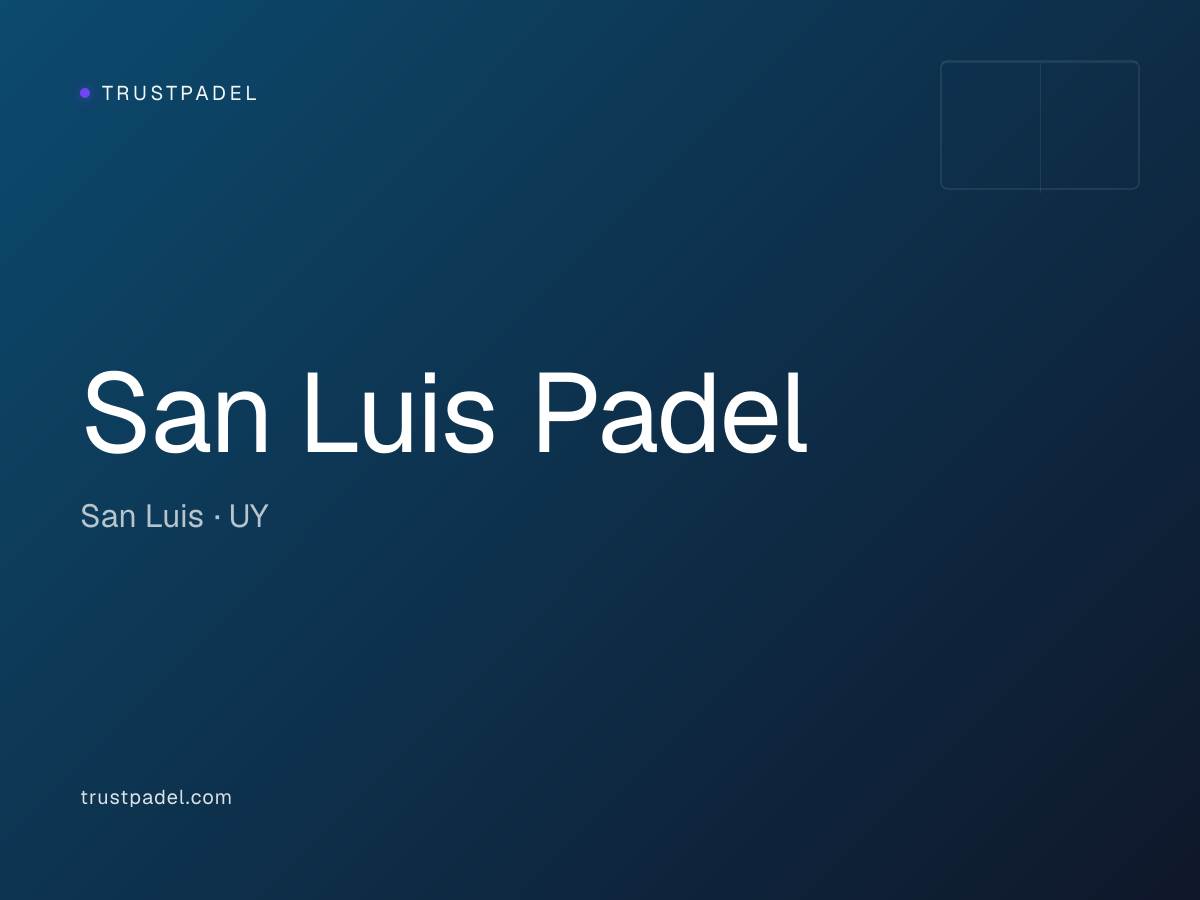 San Luis Padel padel club