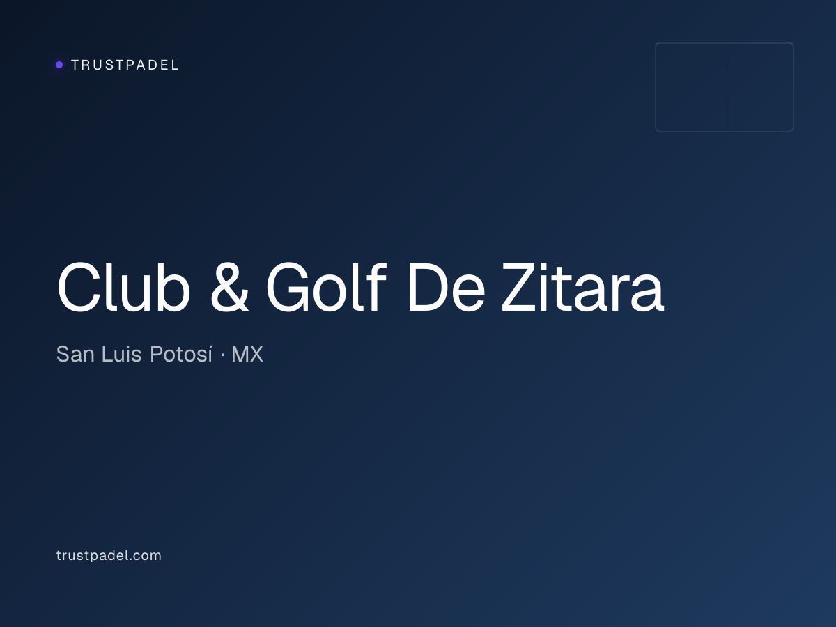 Club & Golf De Zitara padel club